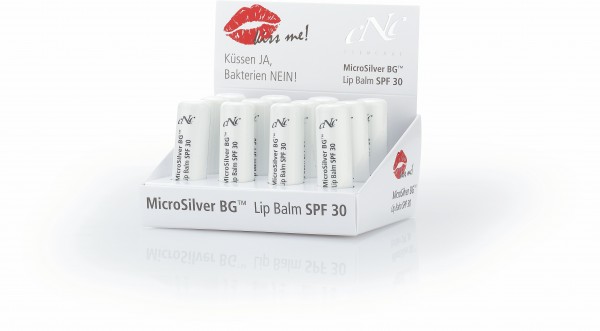 Display MicroSilver Lip Balm, SPF 30, 12 Stück