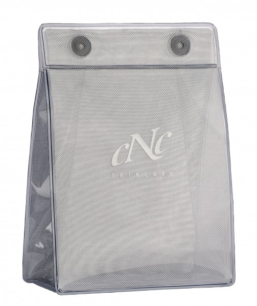 Transparente Tasche mit CNC-Logo